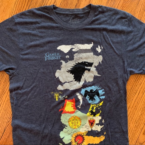 Men’s Game of Thrones 7 kingdoms Licensed T-shirt - Picture 1 of 4